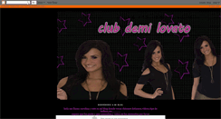 Desktop Screenshot of club-fan-de-demi-lovato.blogspot.com
