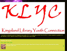 Tablet Screenshot of kingslbteens.blogspot.com