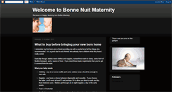 Desktop Screenshot of bonnenuitmaternity.blogspot.com