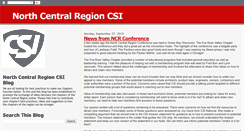 Desktop Screenshot of csi-northcentralregion.blogspot.com