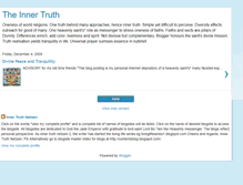 Tablet Screenshot of innertruthforyou.blogspot.com