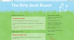 Desktop Screenshot of dirtysockbunch.blogspot.com