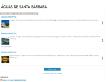 Tablet Screenshot of aguasdesantabarbaraspbr.blogspot.com