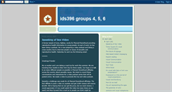 Desktop Screenshot of ids396group456.blogspot.com