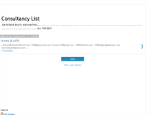 Tablet Screenshot of consultancylist.blogspot.com