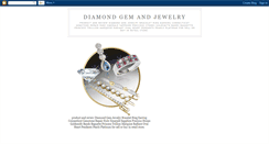 Desktop Screenshot of diamond-gem-jewelry.blogspot.com