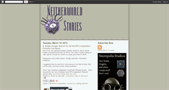 Desktop Screenshot of neitherworldstories.blogspot.com