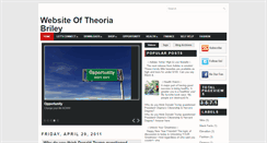 Desktop Screenshot of iamtheoria.blogspot.com