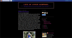 Desktop Screenshot of lifeofanniesimpson.blogspot.com