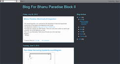 Desktop Screenshot of bhanuparadise.blogspot.com