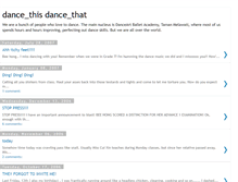 Tablet Screenshot of danceartkl.blogspot.com