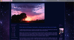 Desktop Screenshot of elcielodeseptiembre.blogspot.com