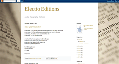 Desktop Screenshot of electioeditions.blogspot.com