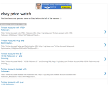 Tablet Screenshot of ebaypricewatch.blogspot.com
