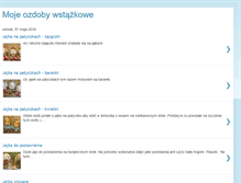 Tablet Screenshot of anna-ozdobywstazkowe.blogspot.com