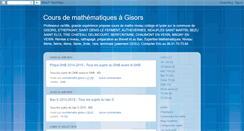 Desktop Screenshot of coursdemathematiquesagisors.blogspot.com
