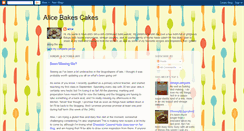 Desktop Screenshot of alicebakescakes.blogspot.com