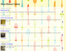 Tablet Screenshot of alicebakescakes.blogspot.com