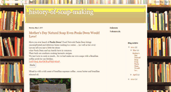 Desktop Screenshot of history-of-soap-making.blogspot.com