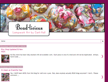 Tablet Screenshot of bead-licious.blogspot.com