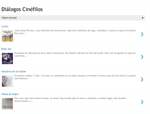 Tablet Screenshot of dialogoscinefilos.blogspot.com