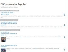 Tablet Screenshot of elcomunicadorpopular.blogspot.com