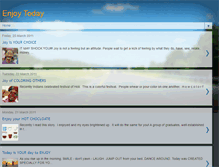 Tablet Screenshot of en-joytoday.blogspot.com