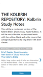 Mobile Screenshot of kolbrinstudy.blogspot.com