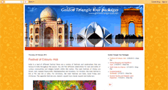 Desktop Screenshot of goldentriangle-tourindia.blogspot.com