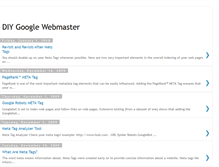 Tablet Screenshot of googlewebmasterdiy.blogspot.com