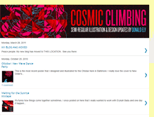 Tablet Screenshot of cosmiclimbing.blogspot.com