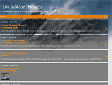 Tablet Screenshot of iliveinmountpleasant.blogspot.com