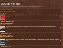 Tablet Screenshot of mattcwarren.blogspot.com