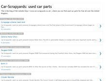 Tablet Screenshot of car-scrapyards.blogspot.com