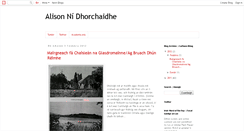 Desktop Screenshot of alisonnidhorchaidhe.blogspot.com
