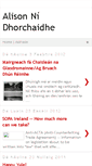 Mobile Screenshot of alisonnidhorchaidhe.blogspot.com