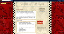 Desktop Screenshot of favoriterecipeexchange.blogspot.com