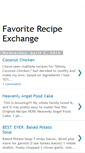 Mobile Screenshot of favoriterecipeexchange.blogspot.com