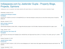 Tablet Screenshot of indiaspaces.blogspot.com