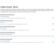 Tablet Screenshot of indian-stock-market-ravie.blogspot.com