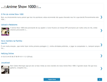 Tablet Screenshot of animeshow1000.blogspot.com