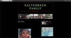 Desktop Screenshot of kaltenbachfamily.blogspot.com