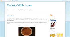 Desktop Screenshot of cookinwithlove.blogspot.com