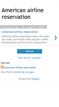 Mobile Screenshot of americanairlinereservationzyr.blogspot.com