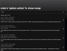 Tablet Screenshot of optionsactionrecap.blogspot.com