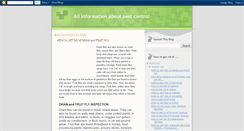 Desktop Screenshot of anteaterpest.blogspot.com