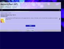 Tablet Screenshot of majoritytext.blogspot.com