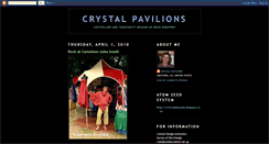 Desktop Screenshot of crystalpavilions.blogspot.com