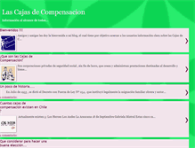 Tablet Screenshot of lascajasdecompensacion.blogspot.com