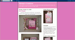 Desktop Screenshot of chrissyscards.blogspot.com
